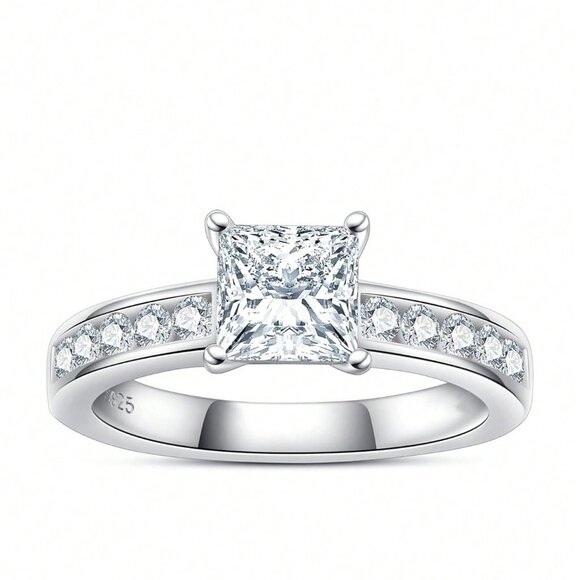 1 Piece Of Women's Quality Single Ring, Pearl Princess Ring For Women - Picture 1 of 4